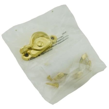 Ives Commercial Solid Brass Window Lock Bright Brass Finish 07B3